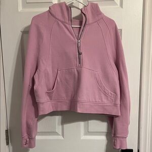 lululemon athletica Pink Half-Zip Hoodie